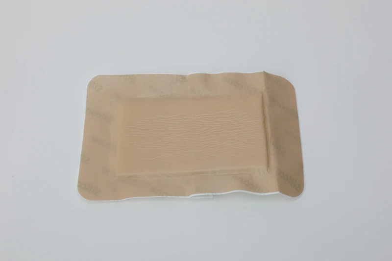 Ap&oacute;sito de espuma de gel de silicona con borde rectangular