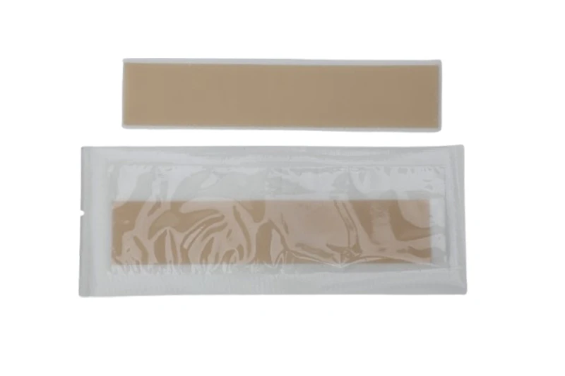 Hojas de cinta para cicatrices de silicona beige extrafuerte
