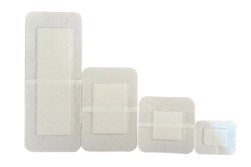 Ap&oacute;sito para heridas de fibra rectangular de alta absorbencia