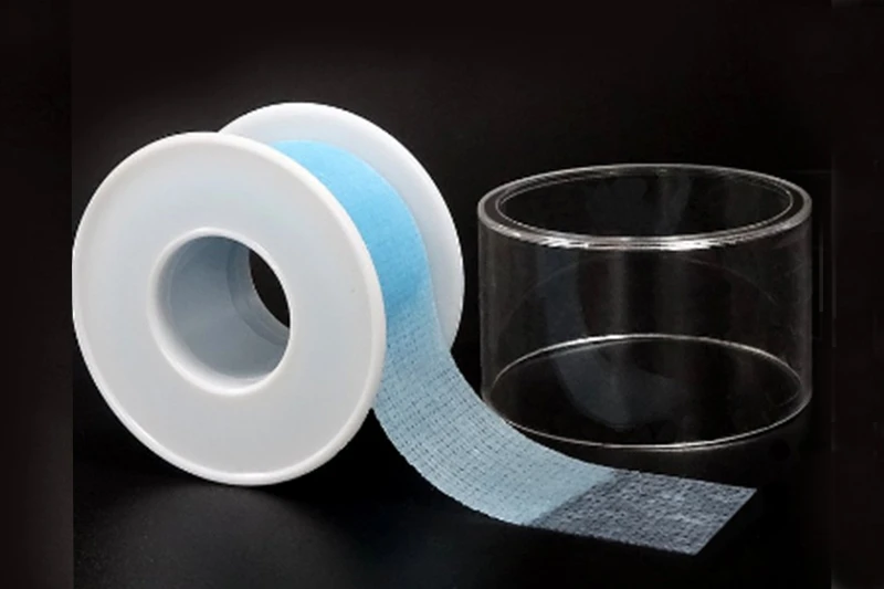 Cinta m&eacute;dica de pel&iacute;cula transparente transpirable