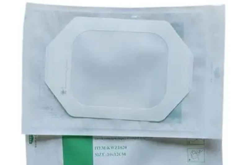 Ap&oacute;sito de fijaci&oacute;n de cat&eacute;ter con borde de alta absorbencia